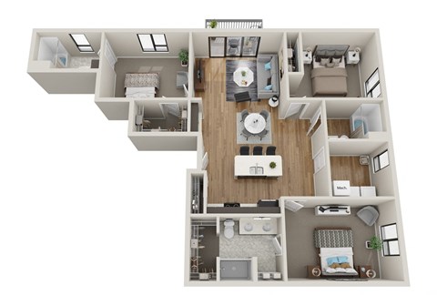 F New Floor Plan at EagleRidge Plaza Residences, Fargo, ND